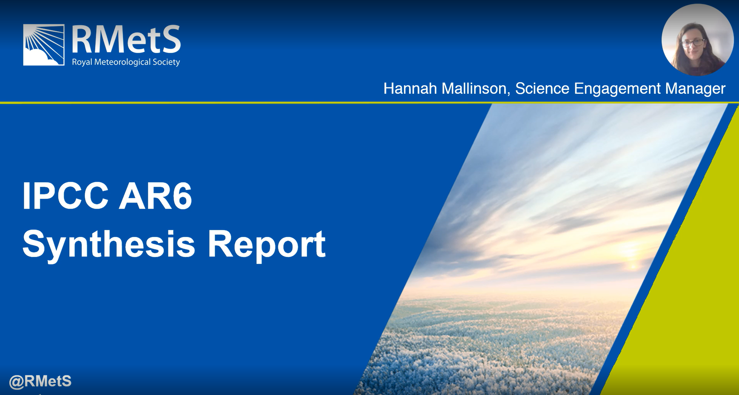 What is the IPCC AR6 Synthesis Report? Royal Meteorological Society